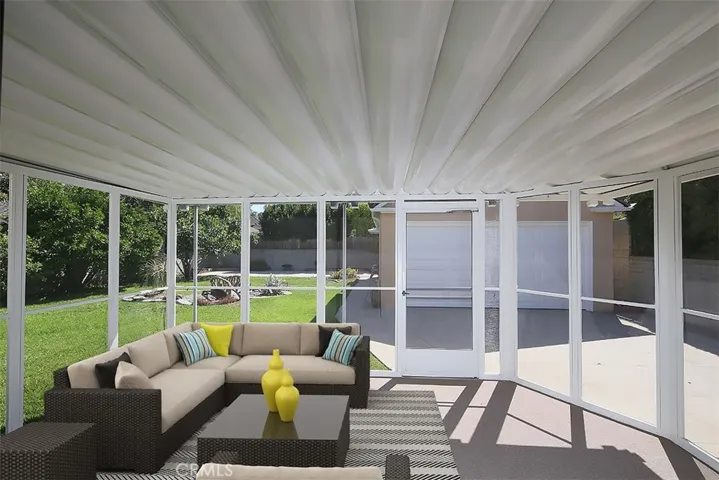 Screened Back Patio-Virtually Staged