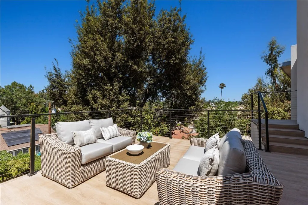 Upper terrace- outside of the family room
