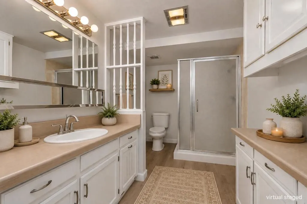 bathroom down