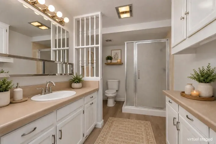 bathroom down