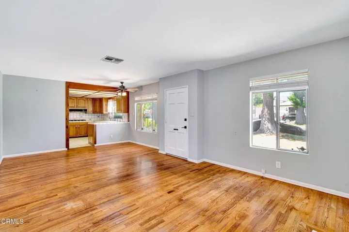 View from living room