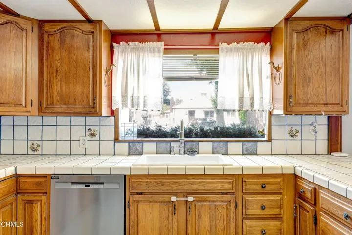 Kitchen with view to front yard