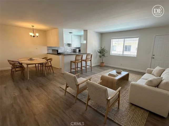 Living/Dining room - virtually staged
