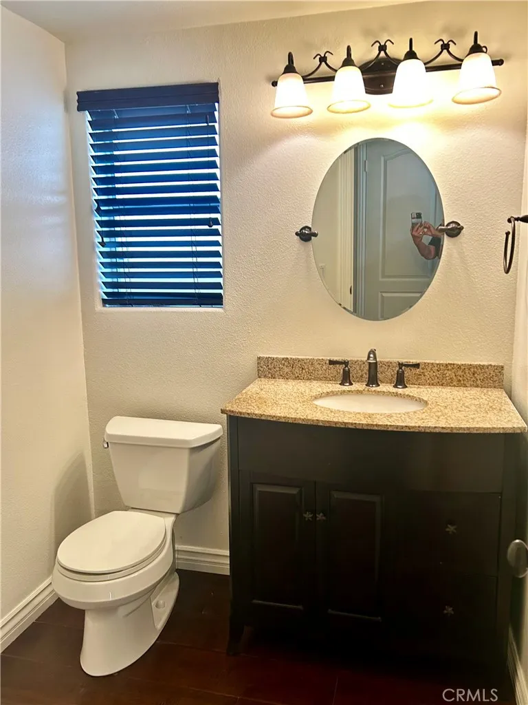 Painted Powder Room