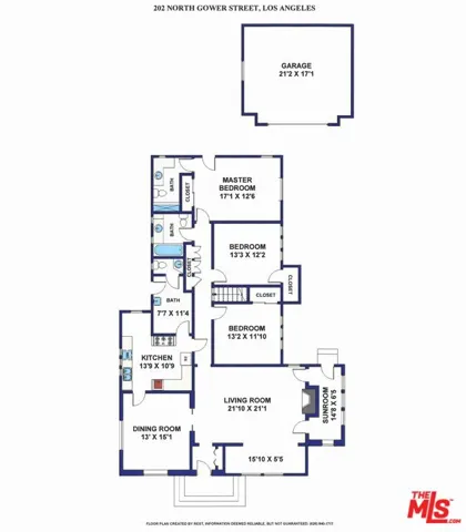 202 N Gower St Floor Plan