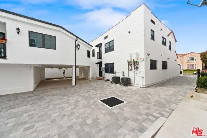 Rear of Duplex and Parking