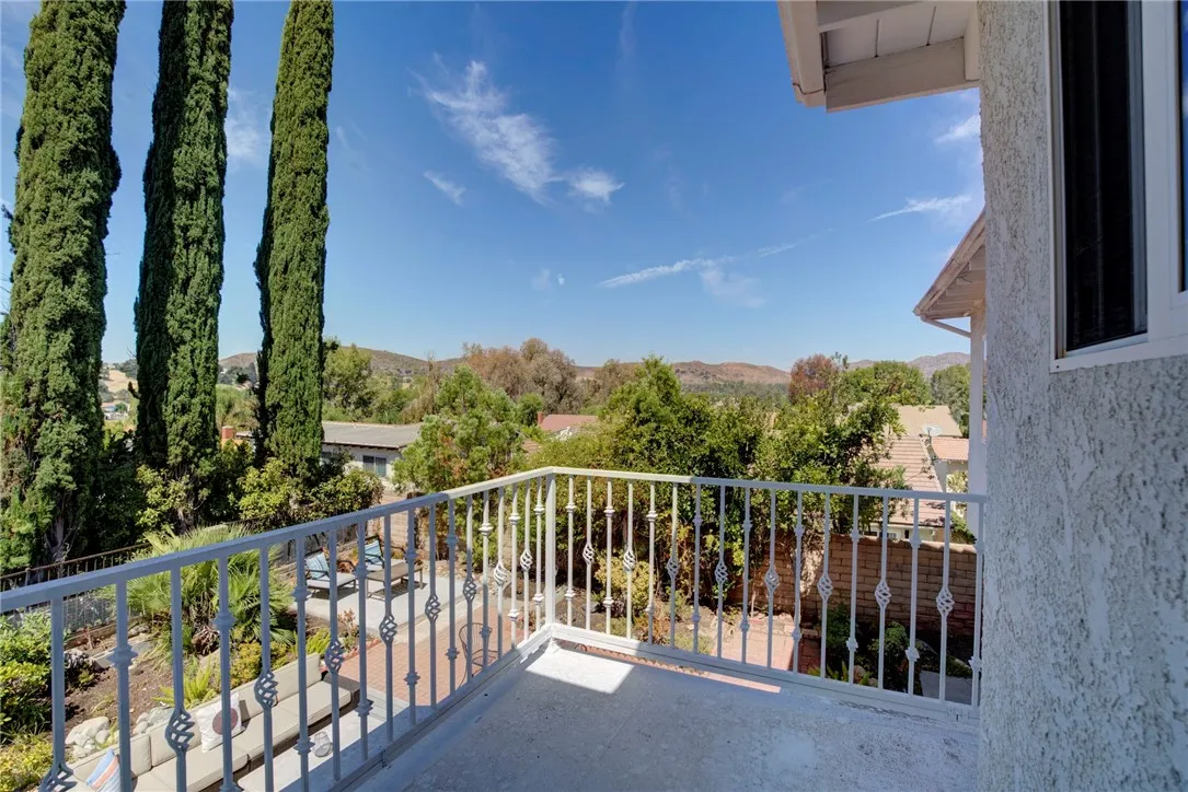 View From Upstairs Balcony