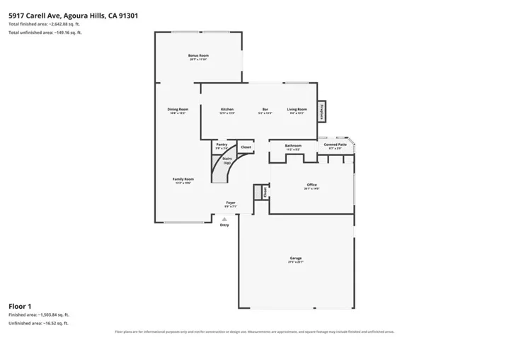 Lower Level Floorplan