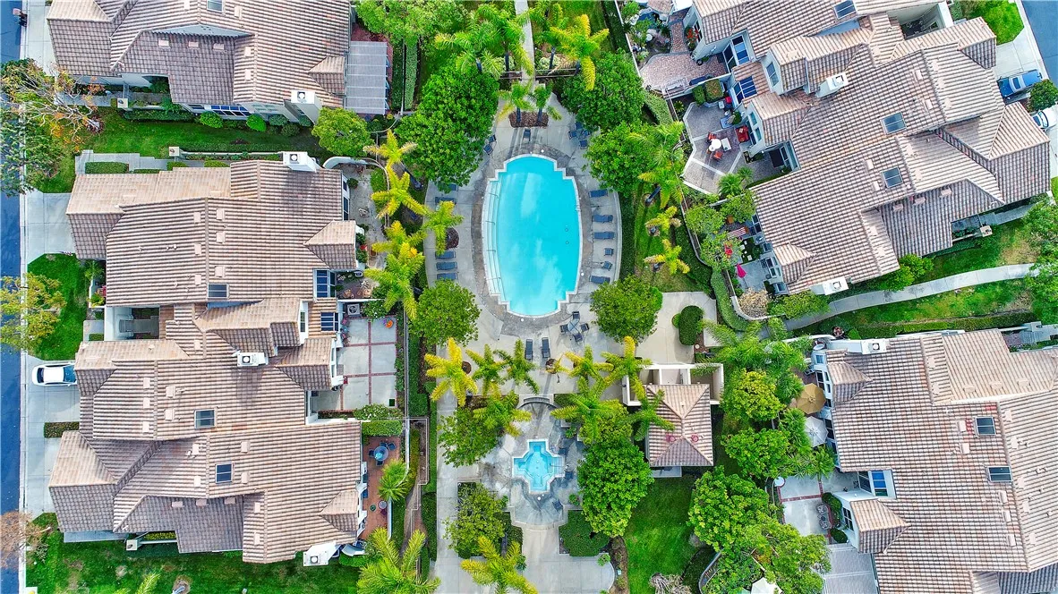 Aerial View of Alicante Association Pool and Spa. Aerial View of Alicante Association Pool and Spa.