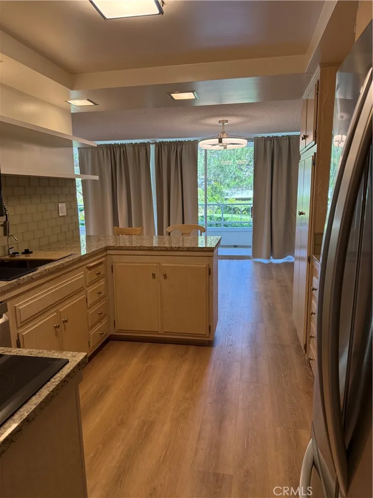 dining area off of kitchen counter eating counter/bar