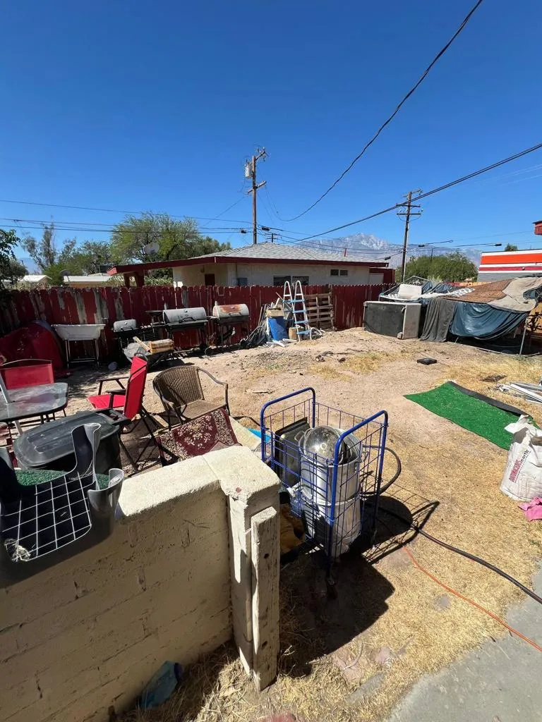 A - backyard