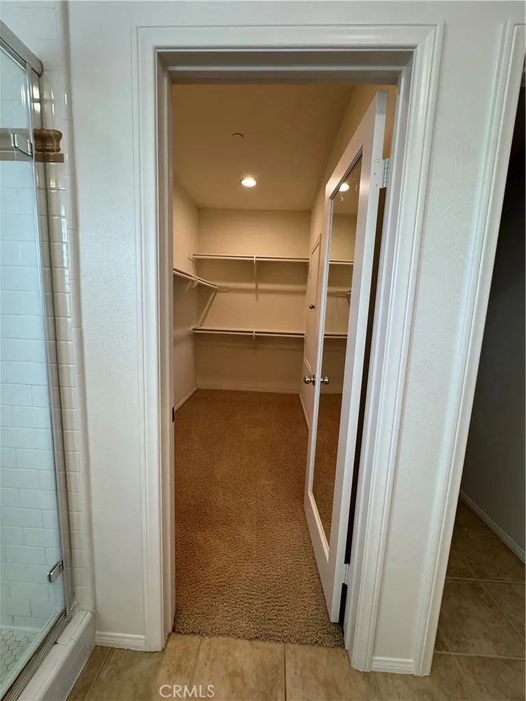 Fourth floor: Master walk in close inside bathroom