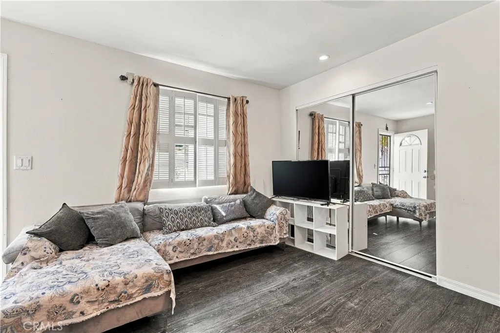 downstairs bedroom with its own entrance
