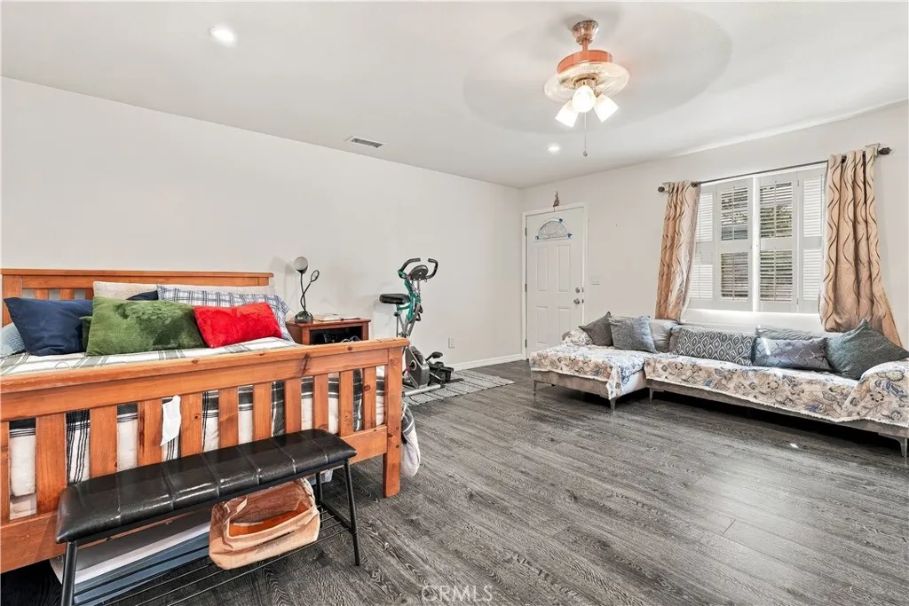 downstairs bedroom with its own entrance