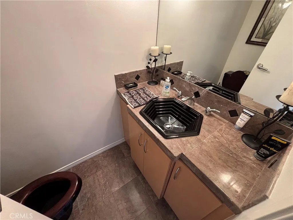 Living area Powder room