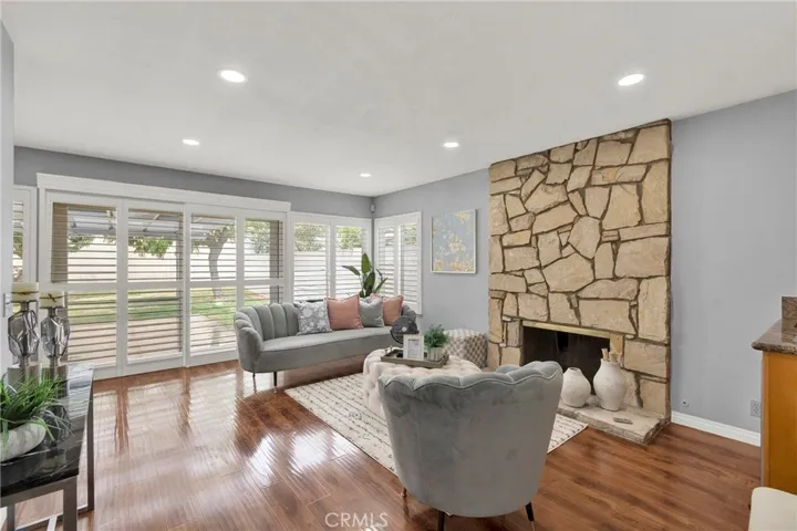 Fireplace in Family Room