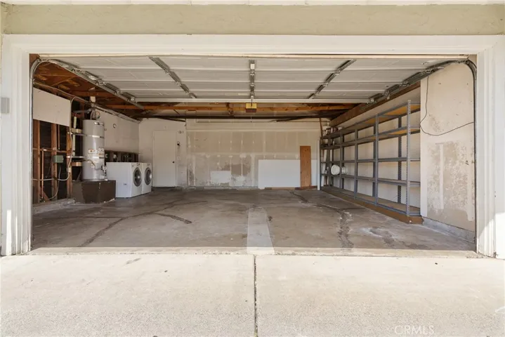 Garage-flooring painted after photo taken