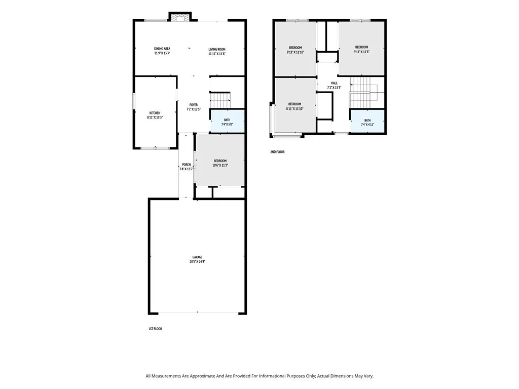 Both 1st & 2nd level floor plan