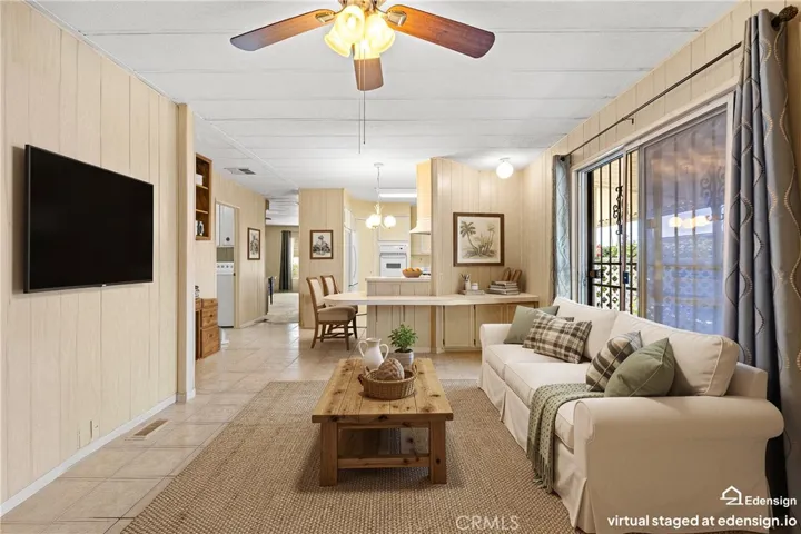 Virtually Staged Family Room