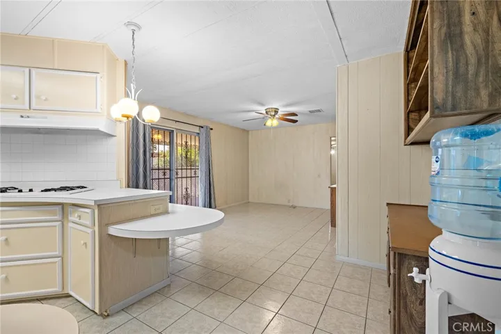 Kitchen into Family Room