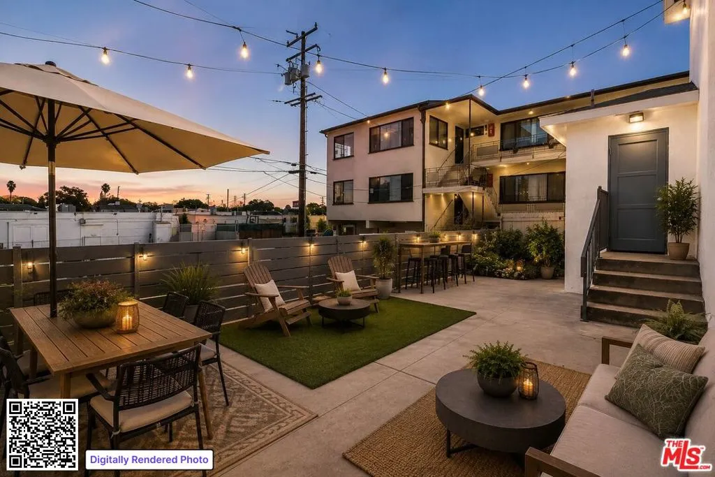 Back Patio Staging Idea