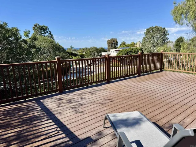 Use your imagination for how you want to furnish this large ocean view deck!