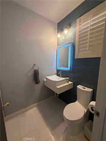 bathroom downstairs
