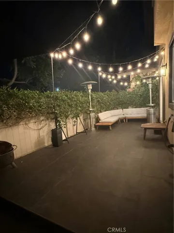 patio at night