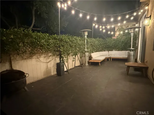 patio at night