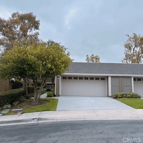 Attached garage with drive way