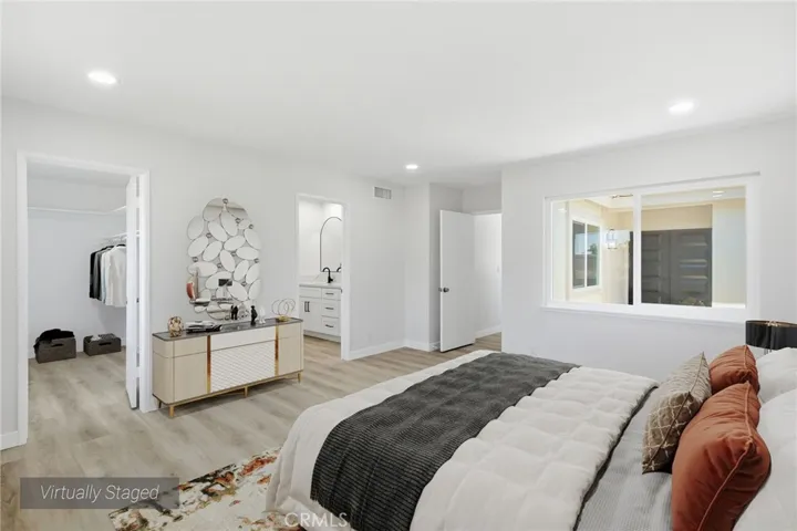 Virtually staged Primary bedroom #4