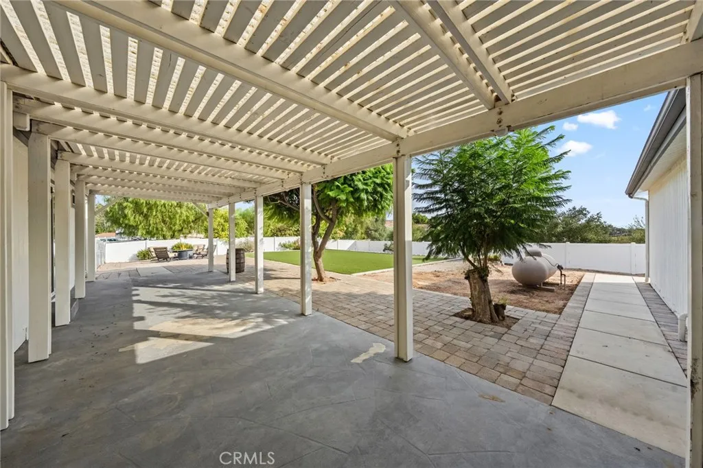 Back patio