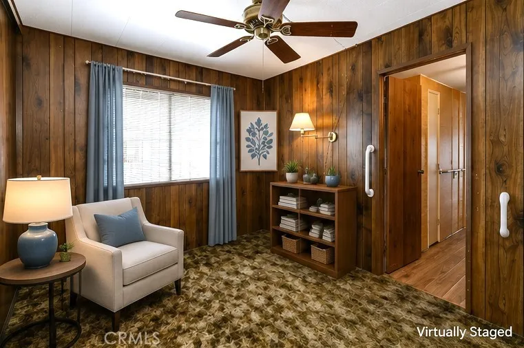 Virtually Staged Small Bonus area/Sewing room
