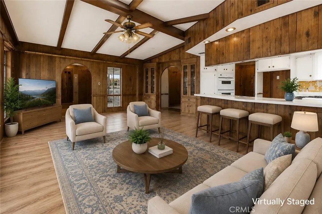 Virtually Staged Family  Room