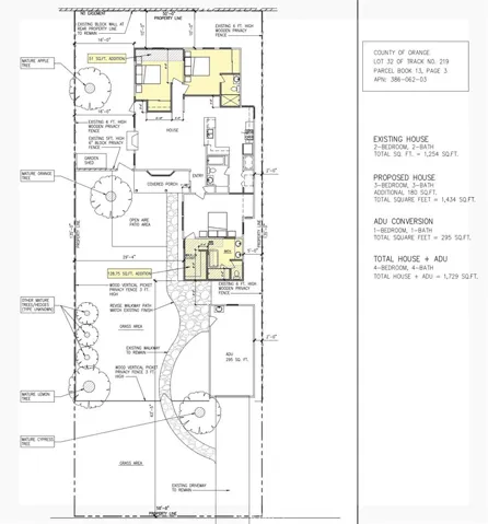 Proposed Home Remodel Layout - Building Dept Review In Process