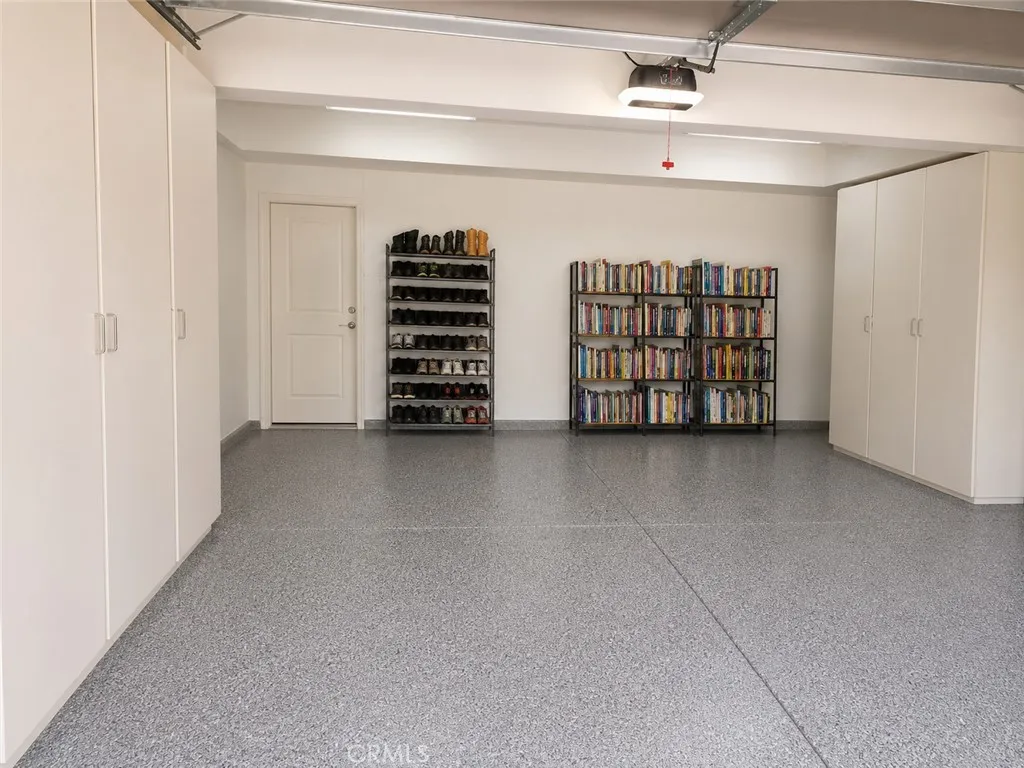 Garage with beautiful epoxy floors Garage with beautiful epoxy floors