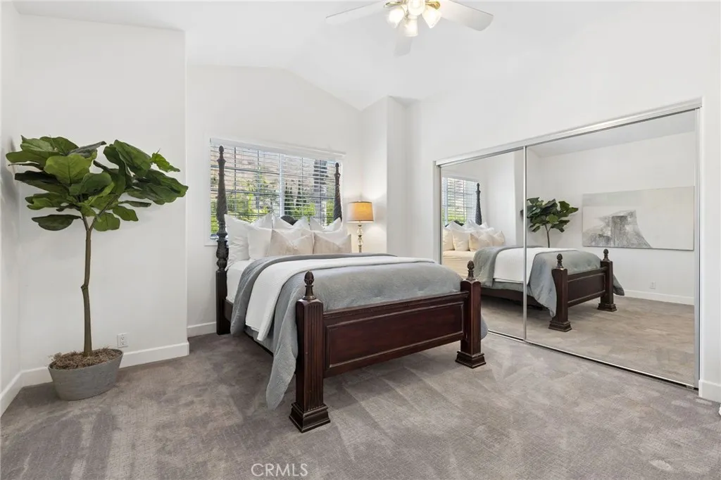 Spacious 4th bedroom upstairs with a door into the hallway full bathroom