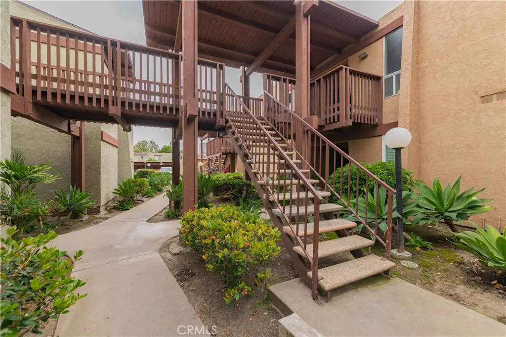 Stairs to second level