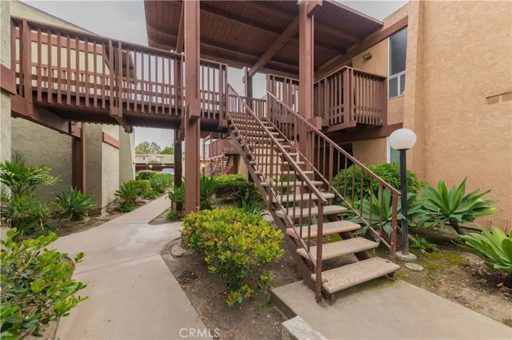 Stairs to second level