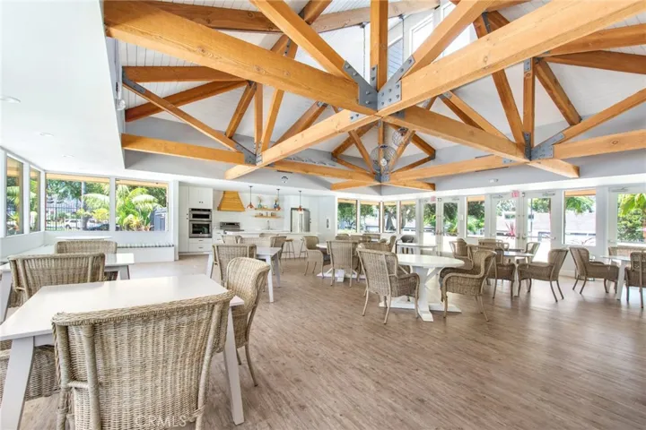 The newly remodeled clubhouse (2) includes beautiful, vaulted ceiling, natural light flooding in and plenty of seating space to sit and relax, conduct meetings or enjoy a meal with family and friends.