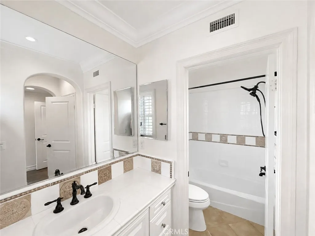 the first guest room restroom