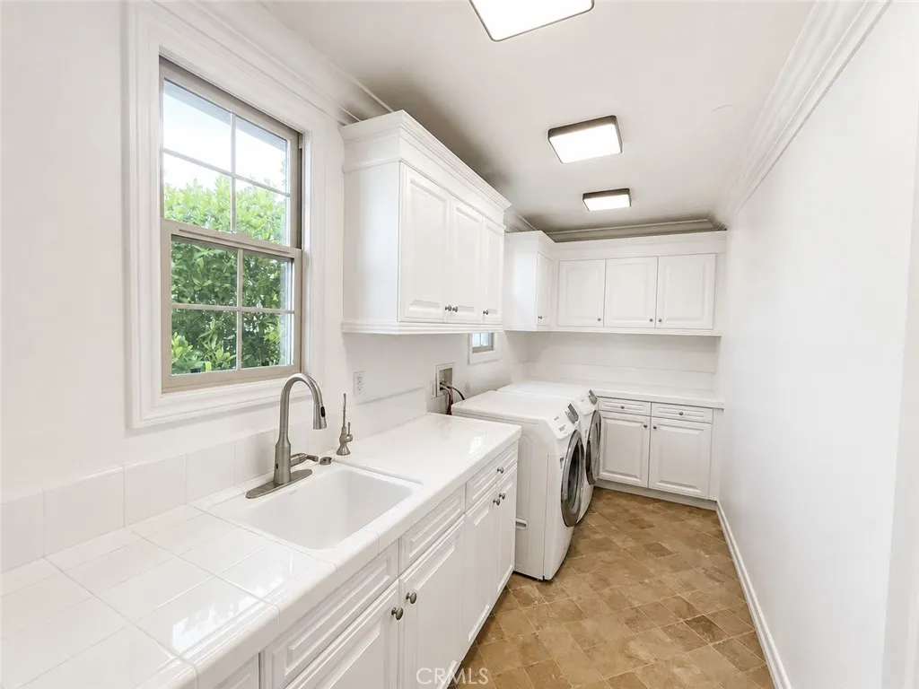 the laundry room