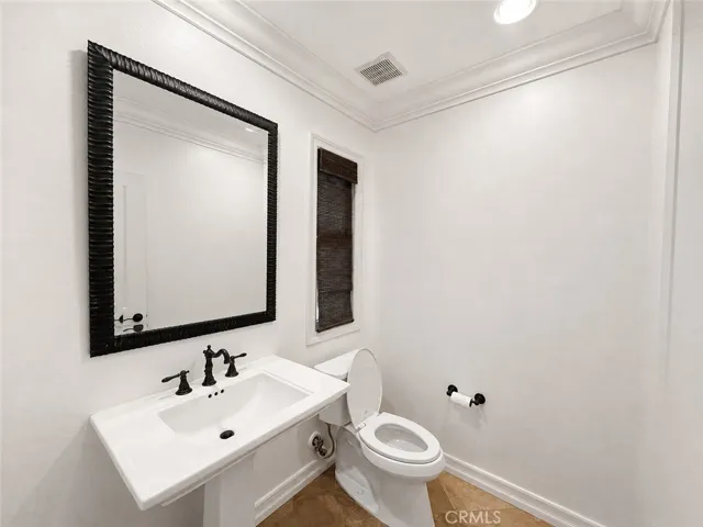downstair half restroom