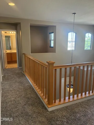 upstairs