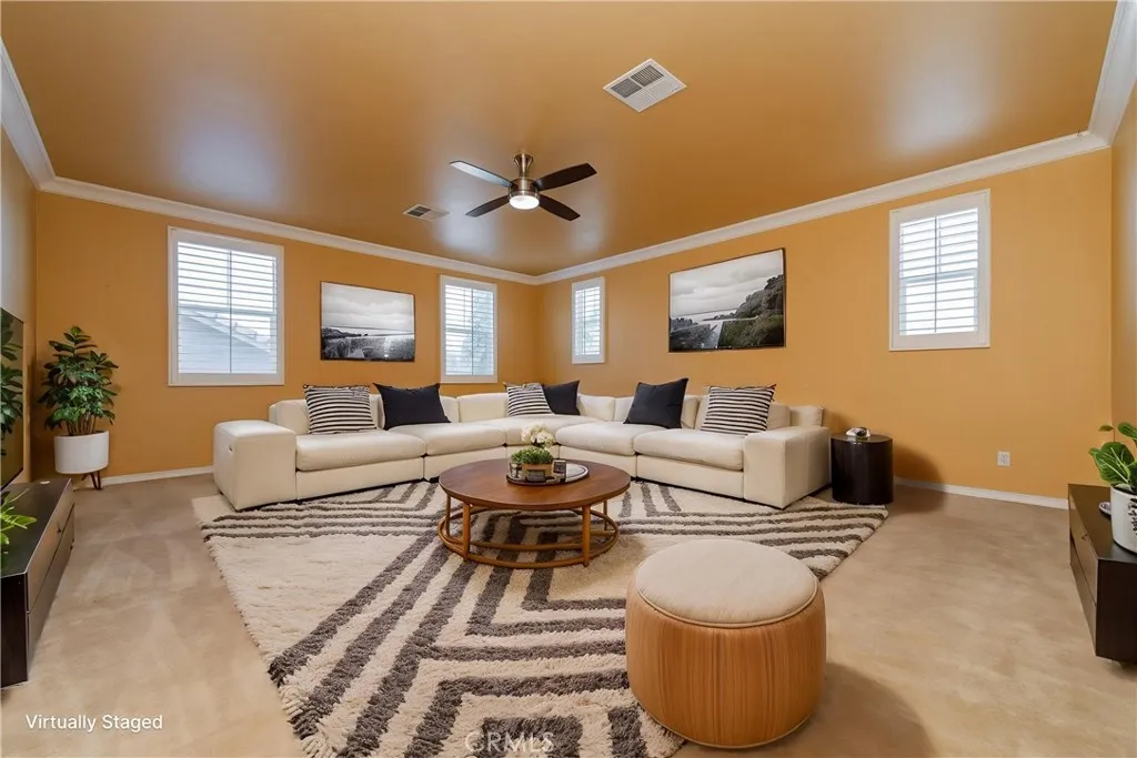 Upstairs Family Room/Game Room/Office - Virtually staged