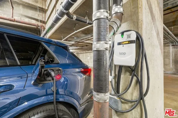 Parking with EV Charging Stati
