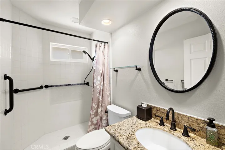 Remodeled hall bathroom