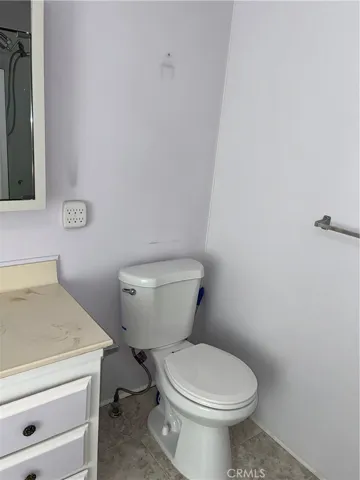 Newer installed white porcelain toilet if still has the tags on it 
