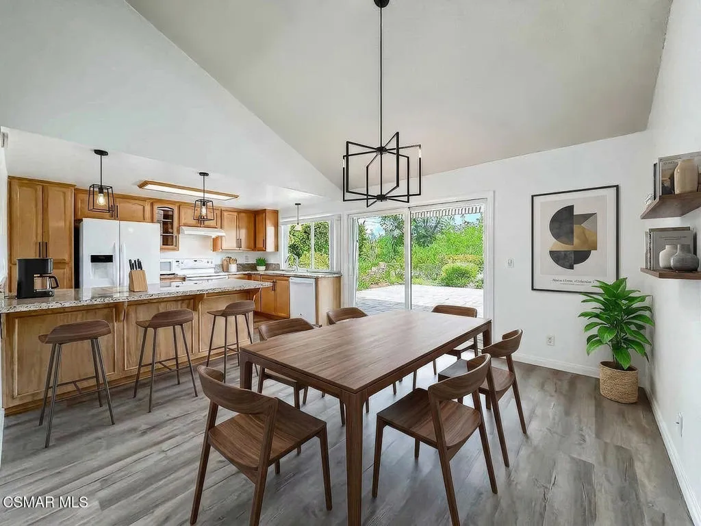 Virtual staged kitchen