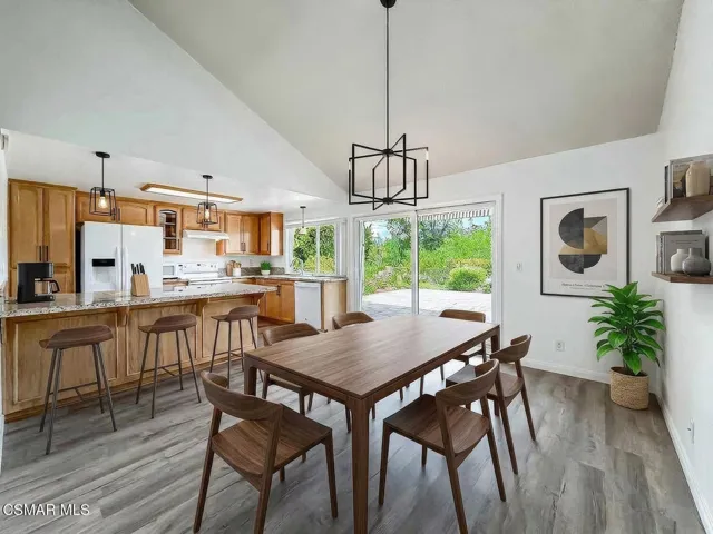Virtual staged kitchen